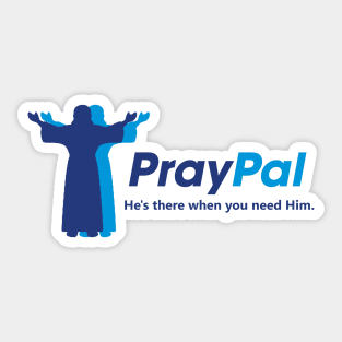 PrayPal Jesus Sticker